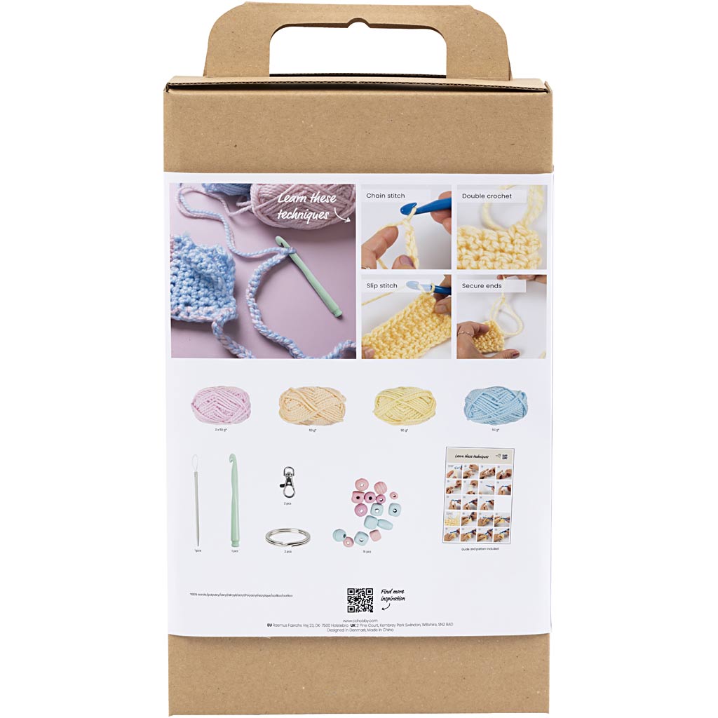 Creativ Company Https: www.cchobby.nl starter-hobbyset-haken-tassen-diverse-kleuren-1-doos