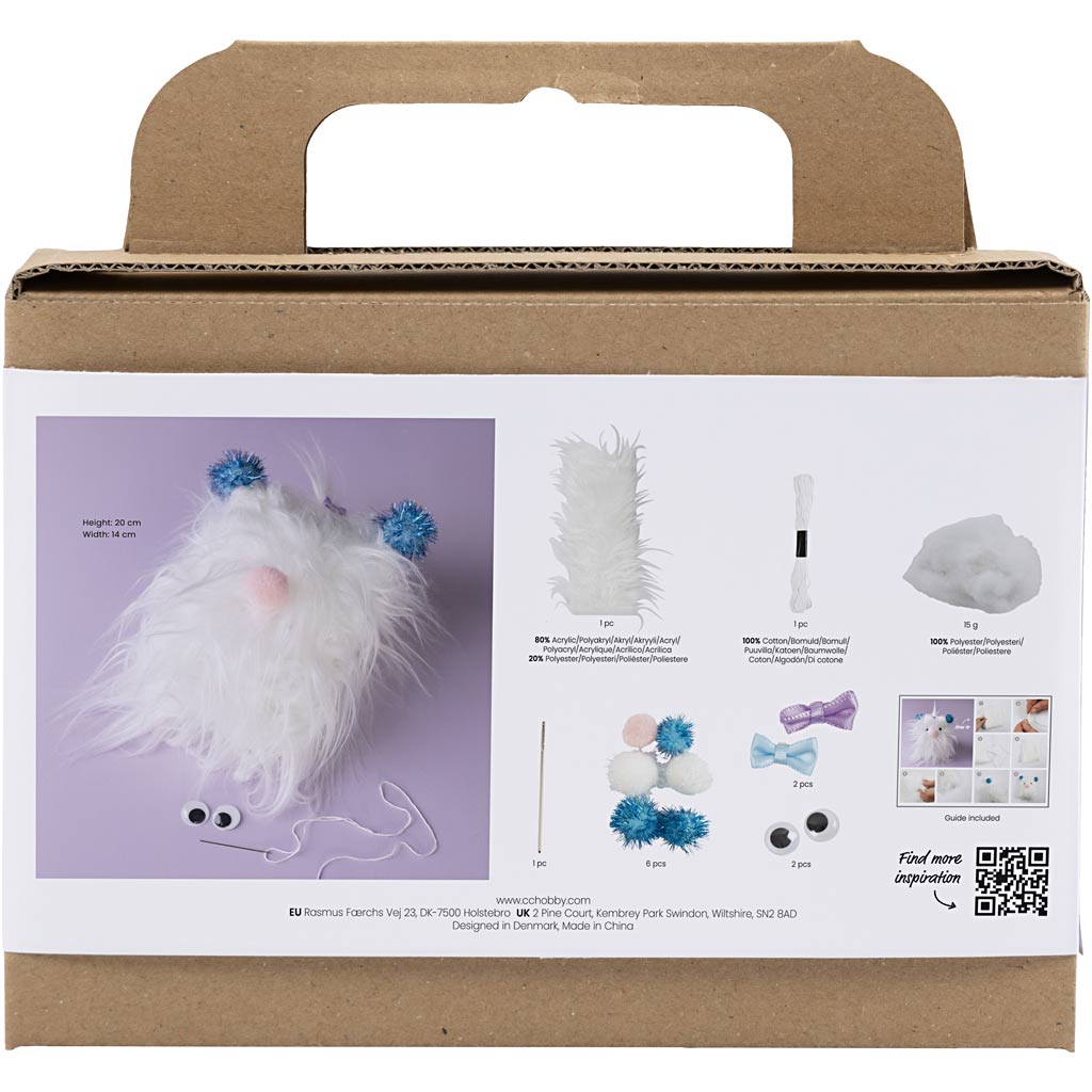 Creativ Company Https: www.cchobby.nl mini-hobbyset-naaien-monster-diverse-kleuren-1-doos