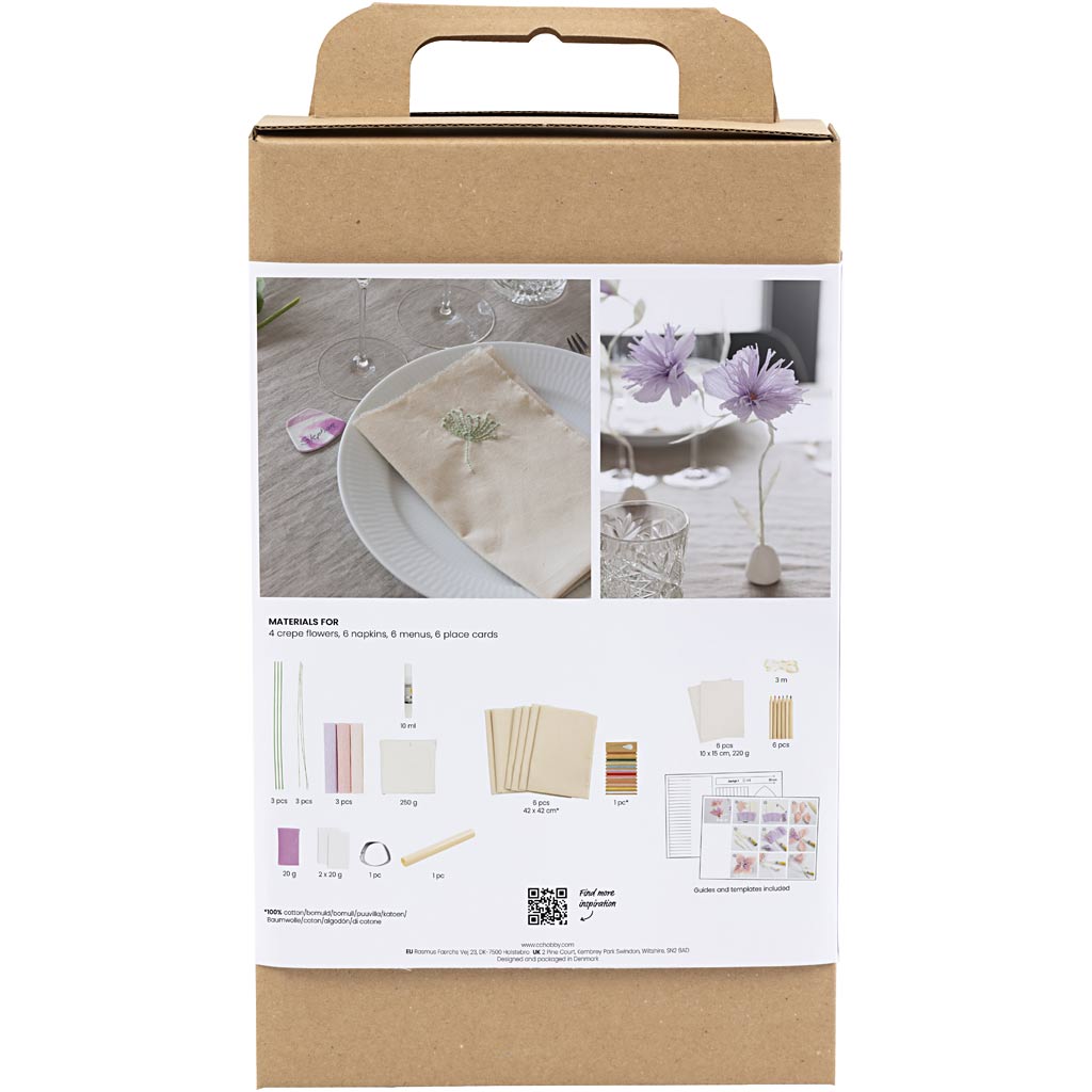 Creativ Company Https: www.cchobby.nl hobbyset-tafeldecoratie-pastelkleuren-1-doos