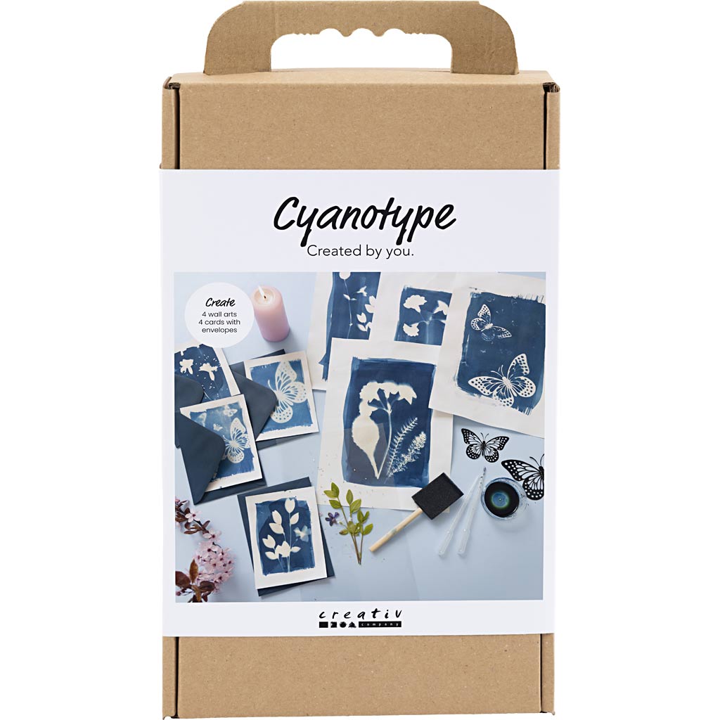 Creativ Company Https: www.cchobby.nl hobbyset-cyanotypie-blauw-1-doos