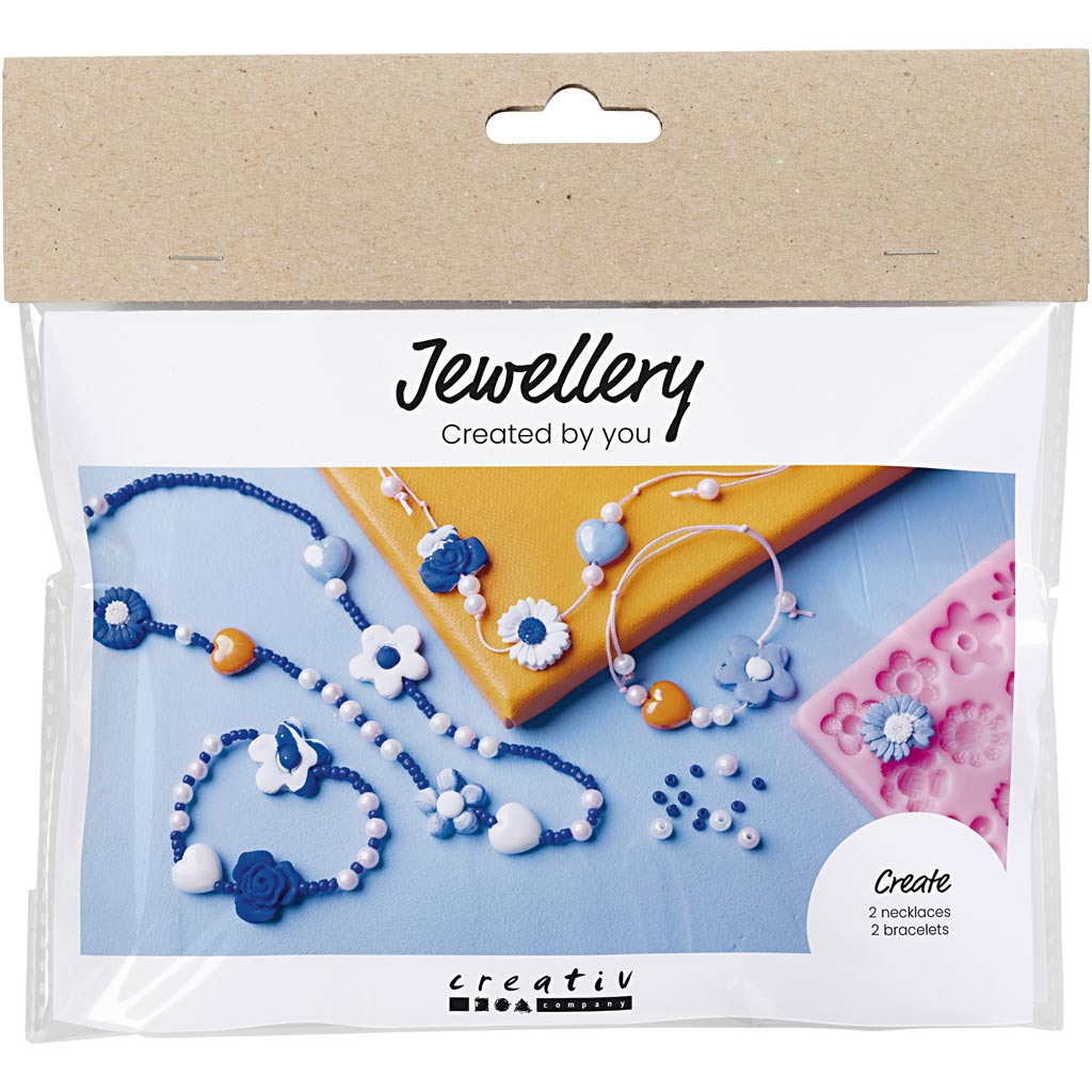 Creativ Company Https: www.cchobby.nl mini-hobbyset-sieraden-bloemen-diverse-kleuren-1-doos