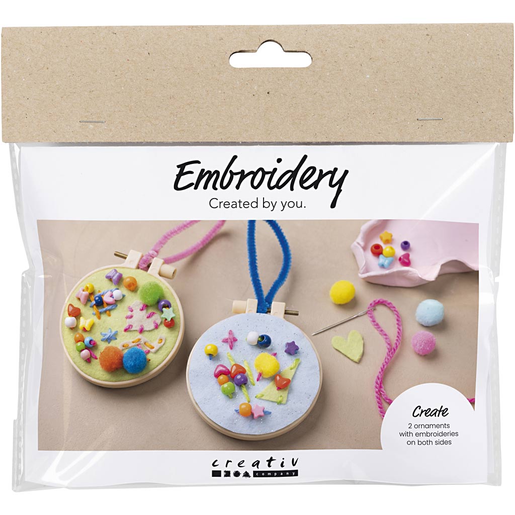 Creativ Company Https: www.cchobby.nl mini-hobbyset-borduurwerk-fantasie-1-doos