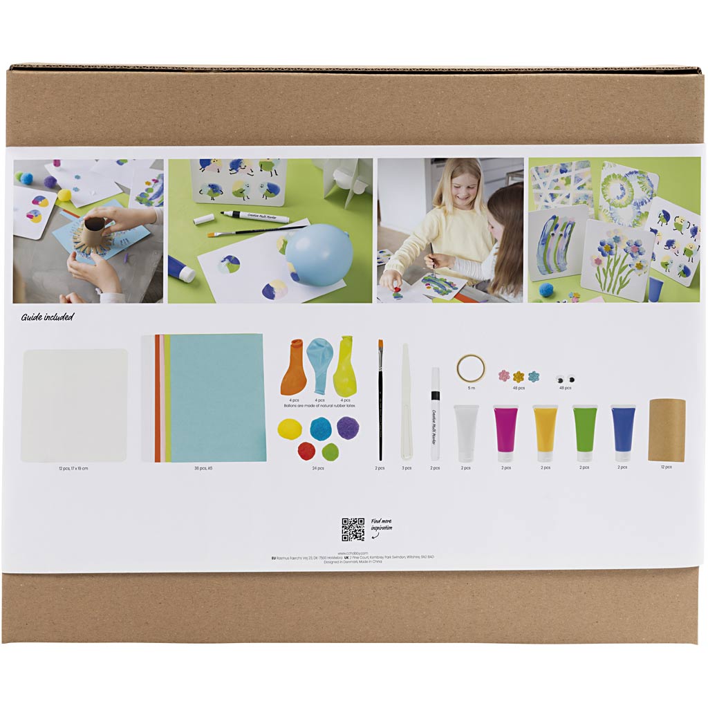 Creativ Company Https: www.cchobby.nl groepsset-schilderen-diverse-kleuren-1-doos