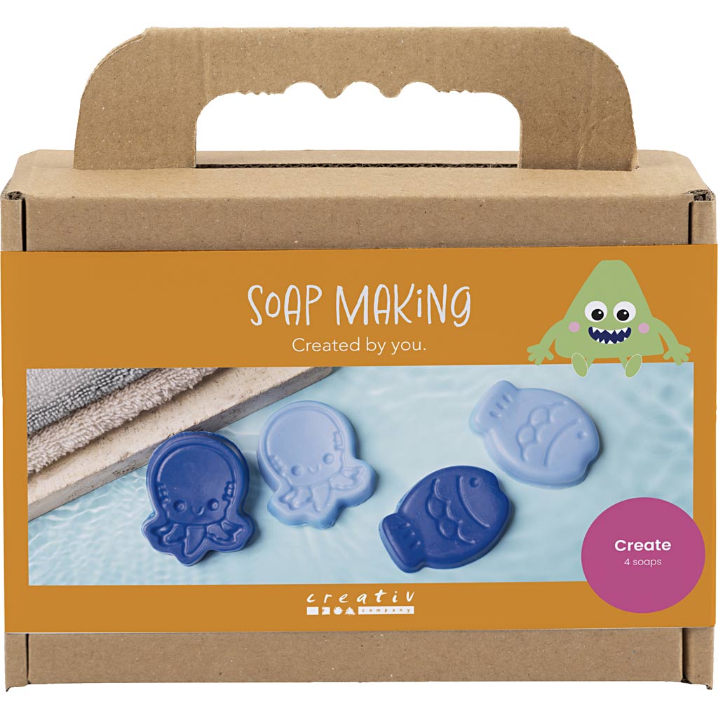 Creativ Company Https: www.cchobby.nl hobbyset-zeep-maken-zeedieren-blauw-1-doos