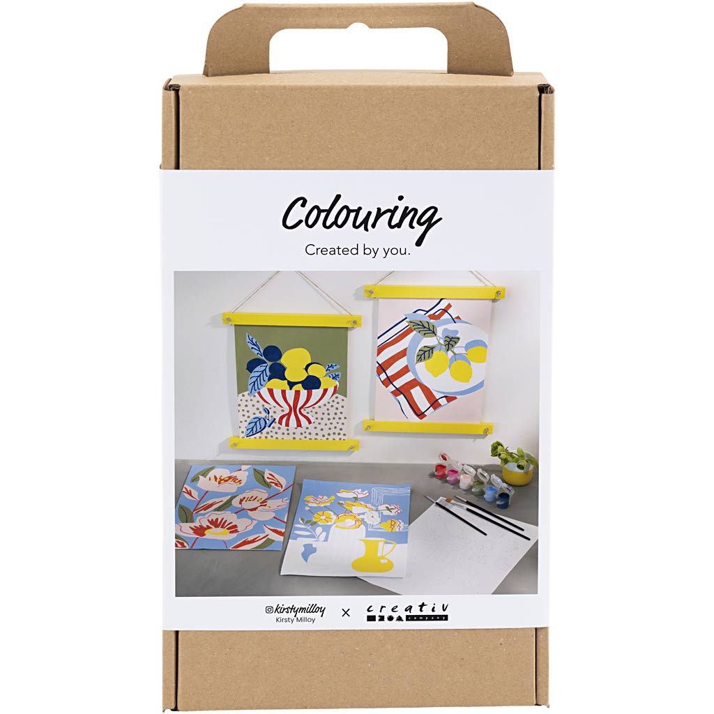 Creativ Company Https: www.cchobby.nl hobbyset-kleuren-schilderen-volgens-cijfers-acrylverf-1-doos