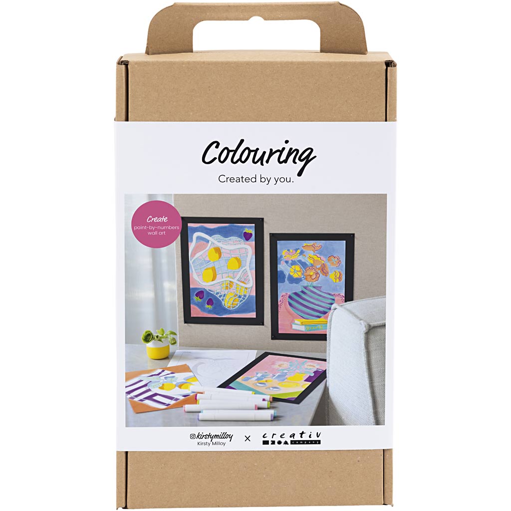 Creativ Company Https: www.cchobby.nl hobbyset-kleuren-schilderen-volgens-cijfers-markeerstiften-1-doos-977796