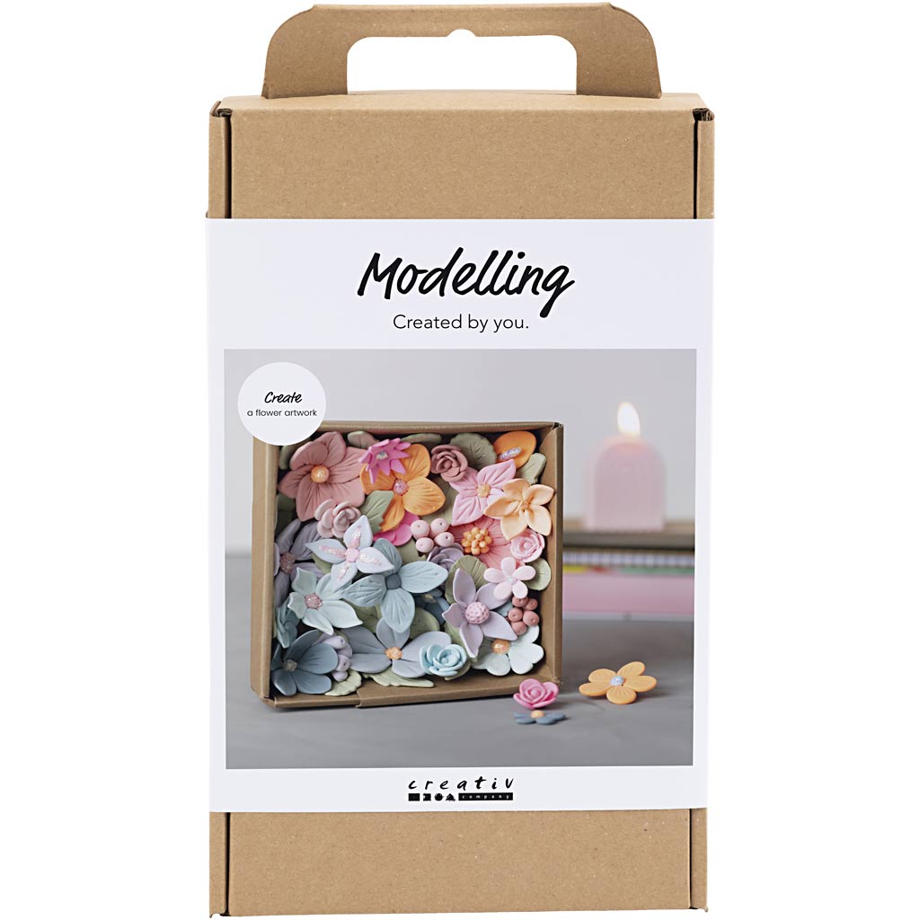 Creativ Company Https: www.cchobby.nl hobbyset-boetseren-bloemen-pastelkleuren-1-doos