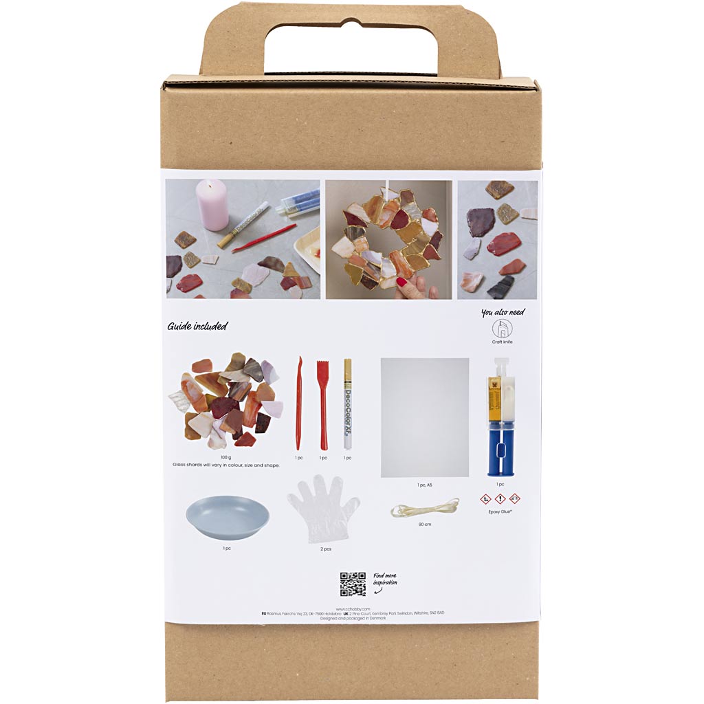 Creativ Company Https: www.cchobby.nl hobbyset-kintsugi-hangende-decoraties-diverse-kleuren-1-doos