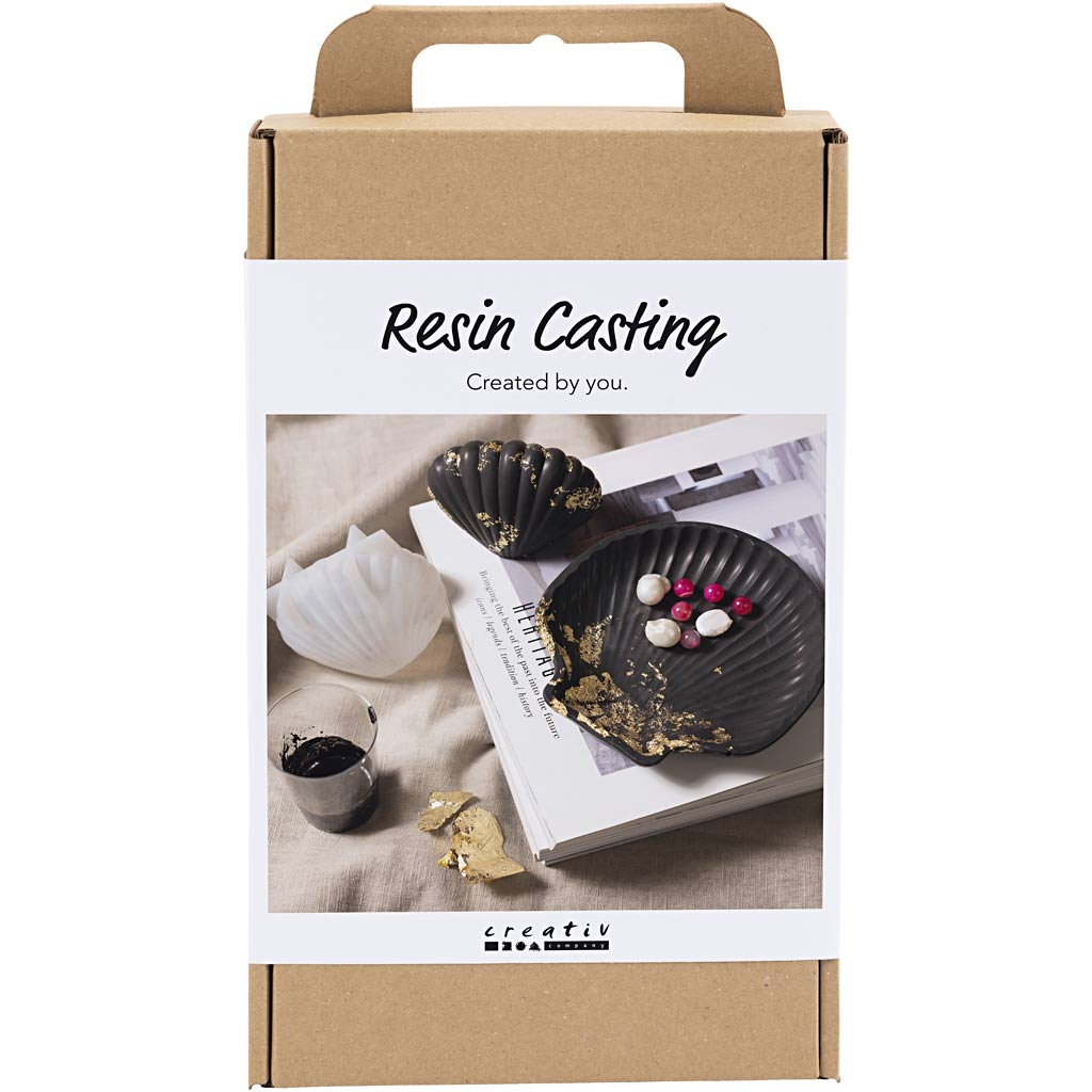 Creativ Company Https: www.cchobby.nl hobbyset-hars-gieten-mossel-zwart-goud-1-doos