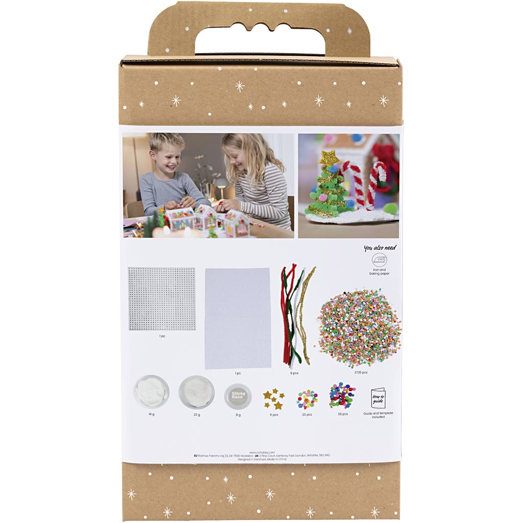 Creativ Company Https: www.cchobby.nl hobbyset-strijkkralen-kersthuisje-diverse-kleuren-1-doos