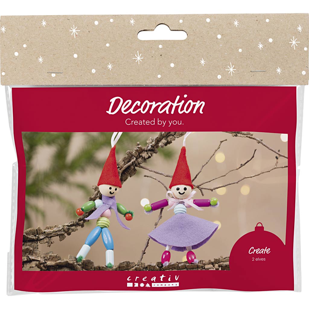 Creativ Company Https: www.cchobby.nl mini-hobbyset-decoratie-kerstkabouters-diverse-kleuren-1-doos
