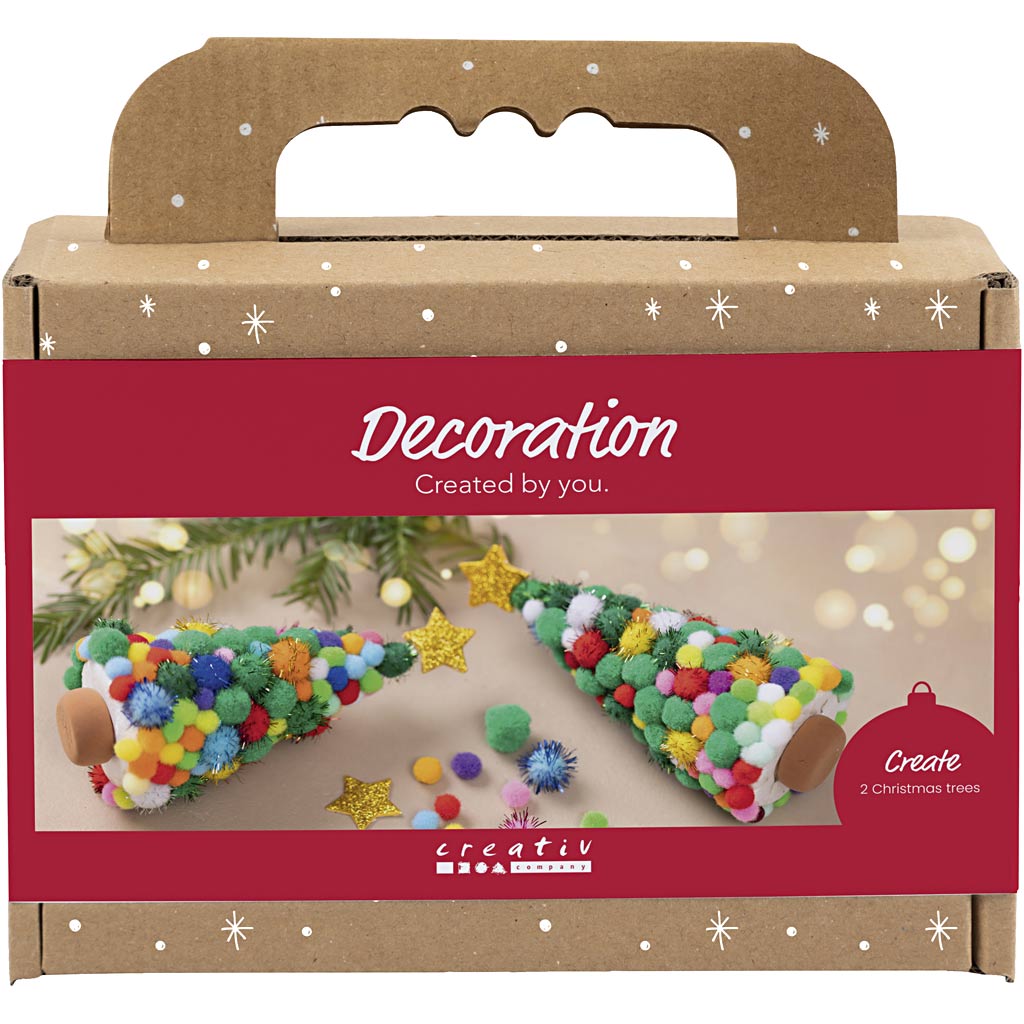 Creativ Company Https: www.cchobby.nl mini-hobbyset-decoratie-kerstboom-diverse-kleuren-1-doos