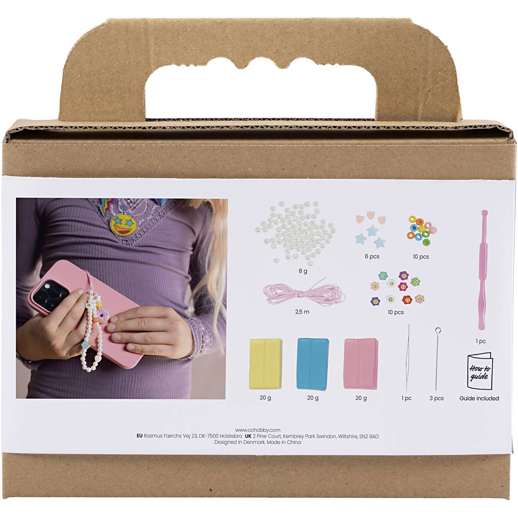 Creativ Company Https: www.cchobby.nl mini-hobbyset-boetseren-mobiele-bedel-diverse-kleuren-1-doos