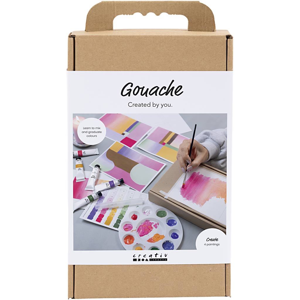 Creativ Company Https: www.cchobby.nl hobbyset-gouache-schilderijen-diverse-kleuren-1-doos