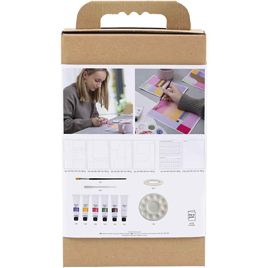 Creativ Company Https: www.cchobby.nl hobbyset-gouache-schilderijen-diverse-kleuren-1-doos