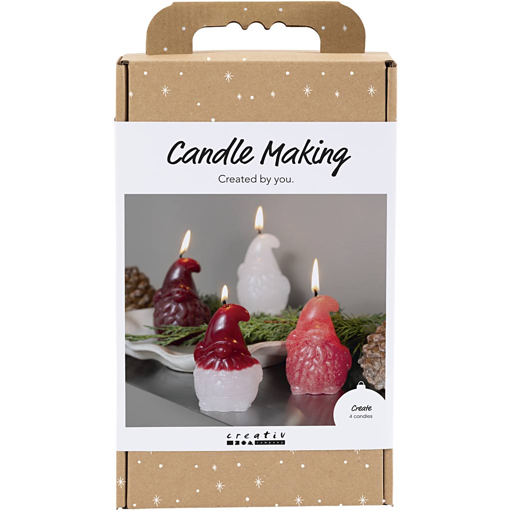 Creativ Company Https: www.cchobby.nl hobbyset-kaarsen-maken-kerstman-mat-transparant-rood-1-doos