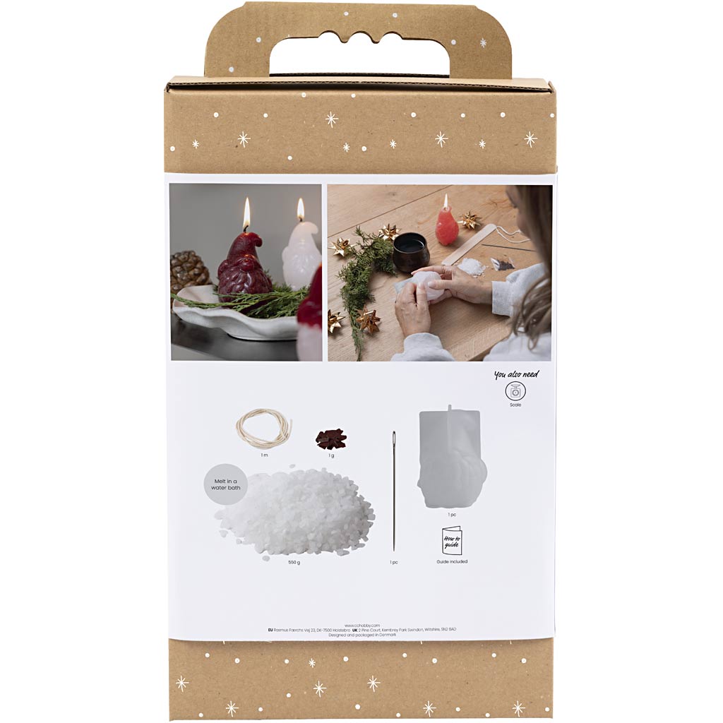 Creativ Company Https: www.cchobby.nl hobbyset-kaarsen-maken-kerstman-mat-transparant-rood-1-doos