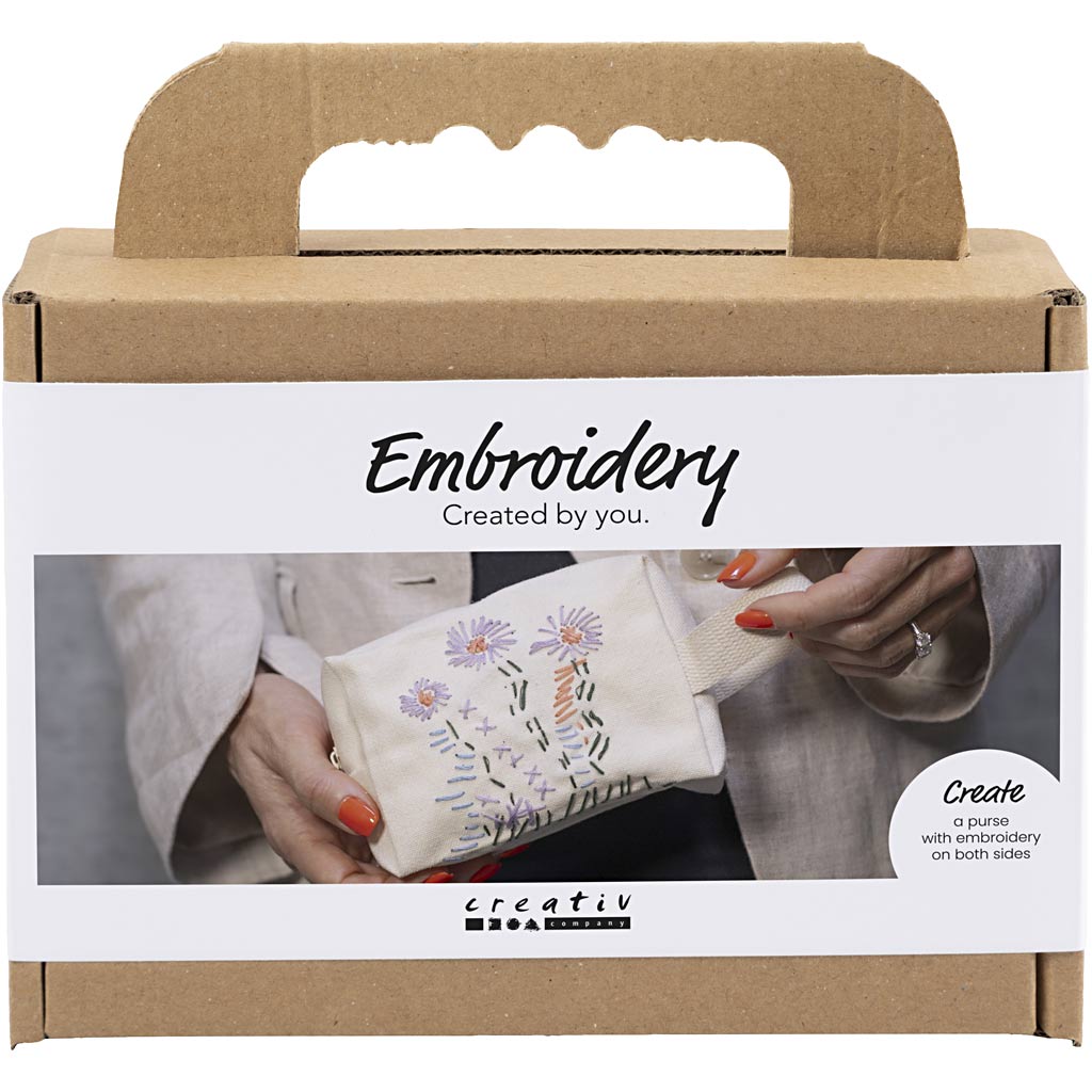 Creativ Company Https: www.cchobby.nl mini-hobbyset-borduurwerk-make-uptas-creme-1-doos