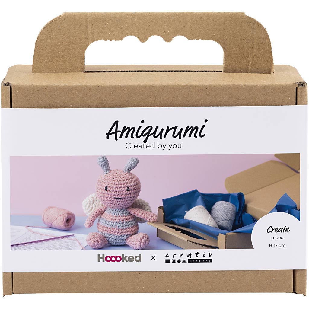 Creativ Company Https: www.cchobby.nl hobbyset-amigurumi-honingbij-pastelkleuren-1-doos