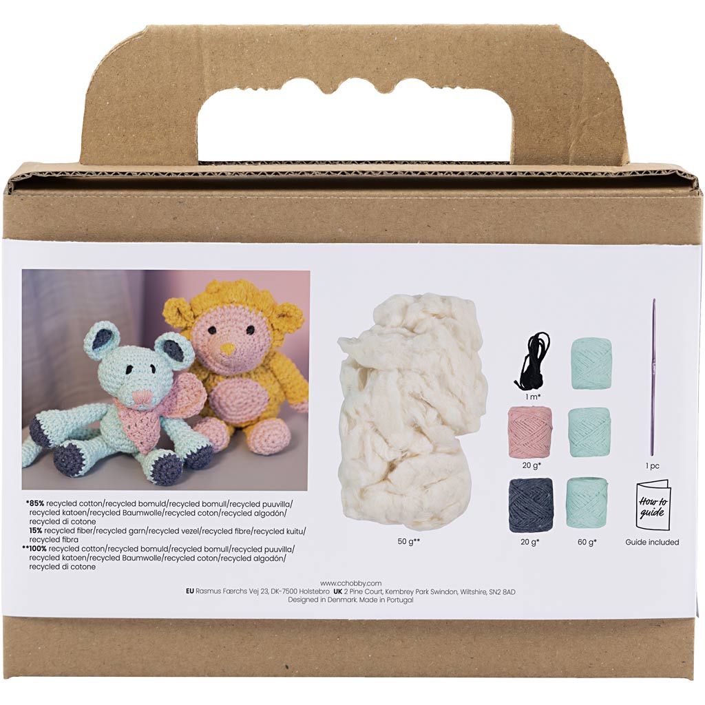 Creativ Company Https: www.cchobby.nl hobbyset-amigurumi-muis-mint-1-doos