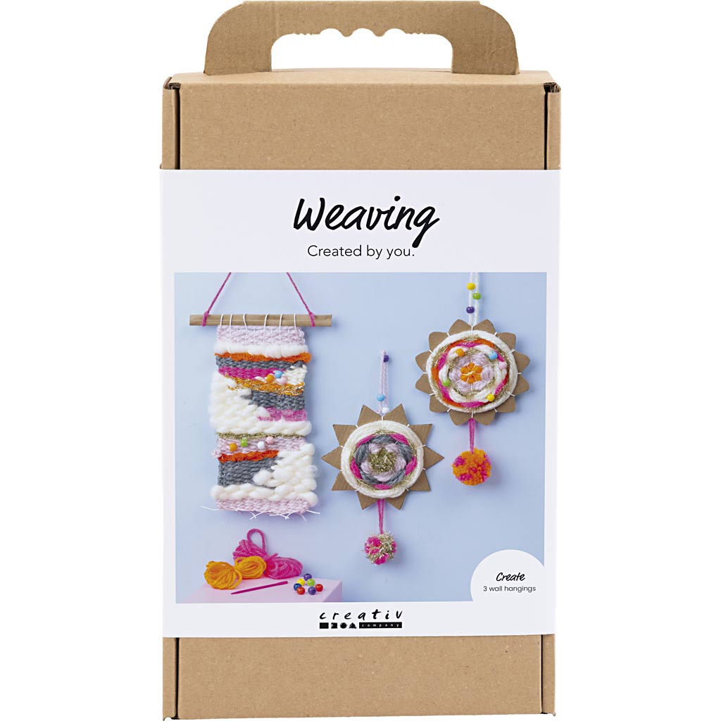 Creativ Company Https: www.cchobby.nl hobbyset-weven-wandbevestigingen-diverse-kleuren-1-doos
