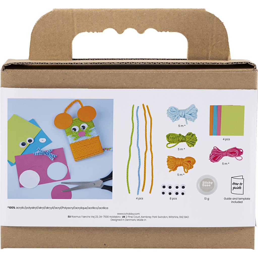 Creativ Company Https: www.cchobby.nl mini-hobbyset-decoratie-muizen-en-uilen-diverse-kleuren-1-doos