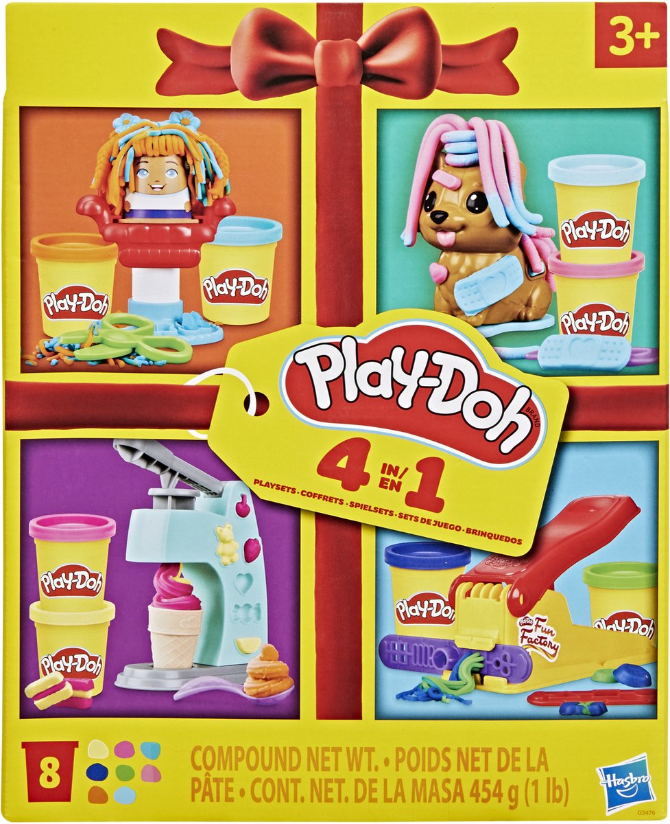 Play-Doh mini, 4-in-1 speelsetjes