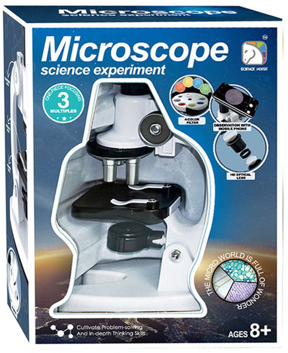 Lobbes Speelgoed BV Science microscoop, 3x zoom
