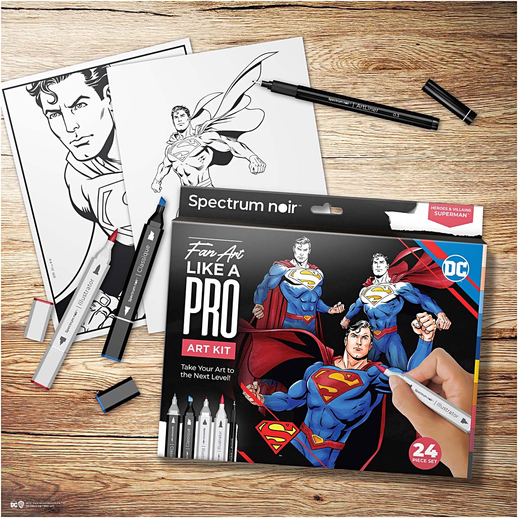 Creativ Company Https: www.cchobby.nl hobbyset-illustratie-superman-diverse-kleuren-1-doos