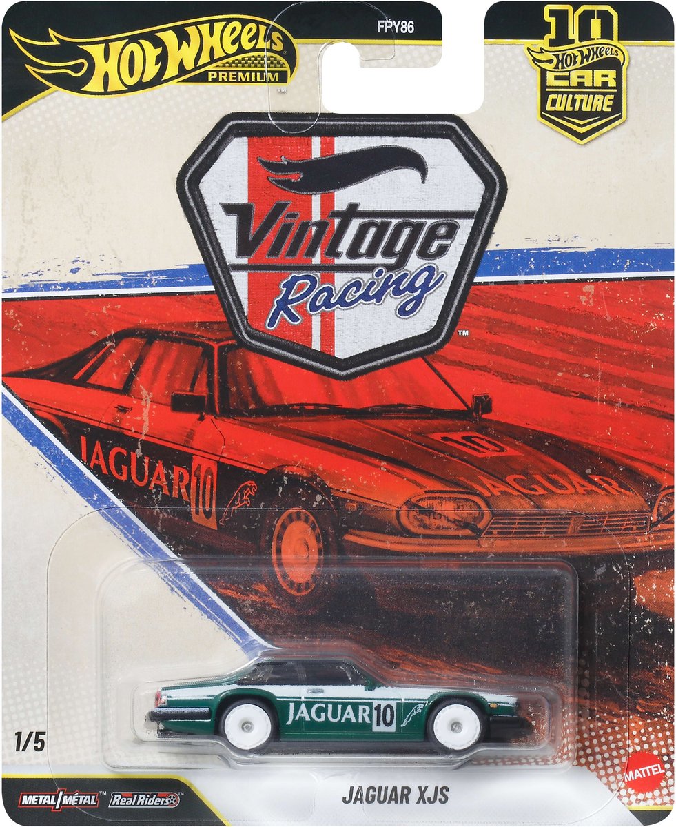 Hot Wheels premium car culture vintage racing - jaguar xjs