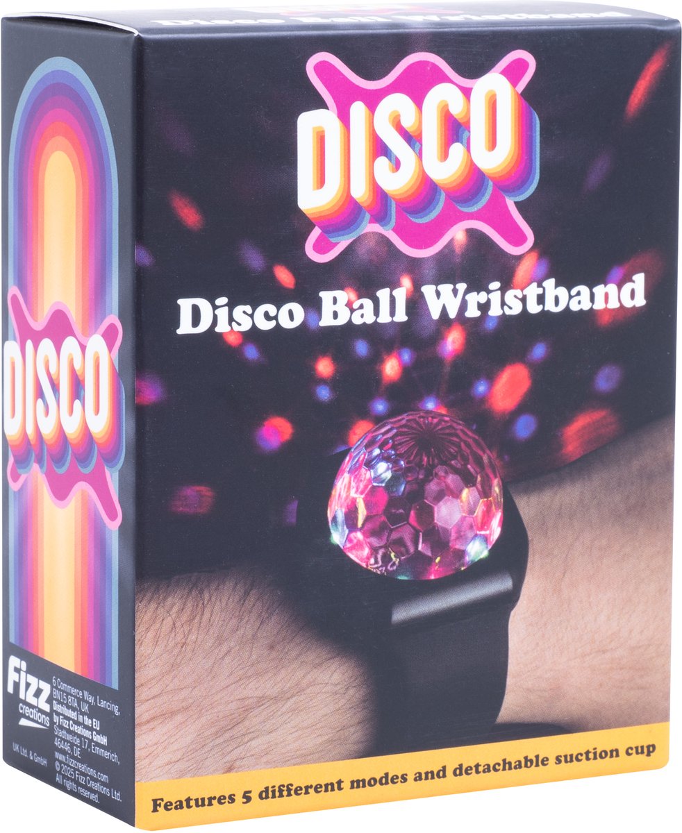 Mad Monkey Disco party armband - geweldige effecten - 5 modes - usb-c