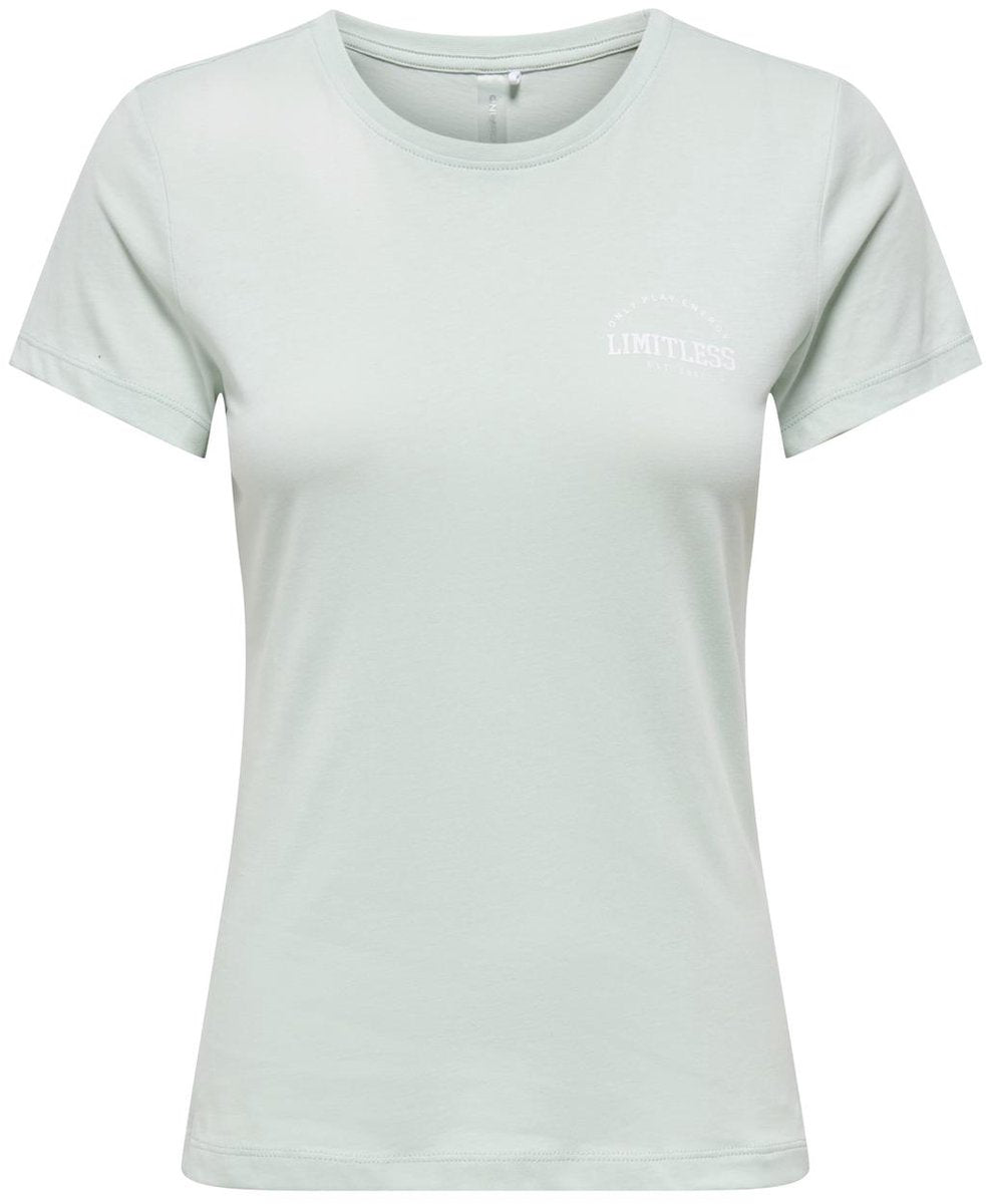 ONLY PLAY cava life dames fitness t-shirt 15370927-surf - kleur groen - maat xs