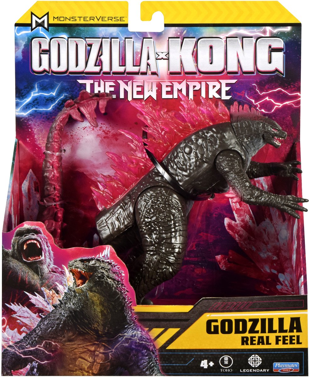 Godzilla X Kong Playmates : the new empire action figure godzilla real feel 15 cm action figuur