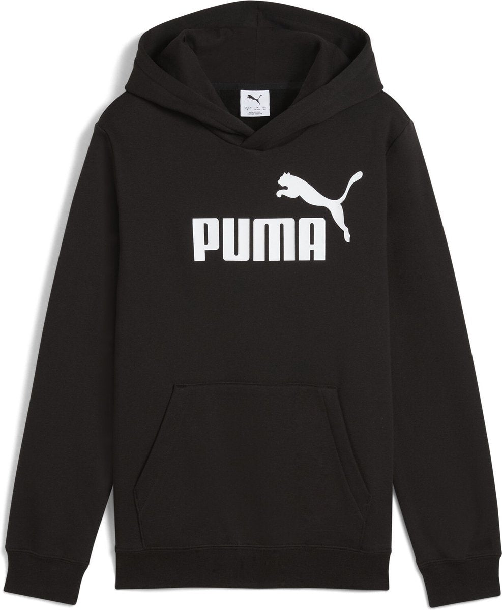 PUMA ess no. 1 logo hoodie fl b unisex trui - black