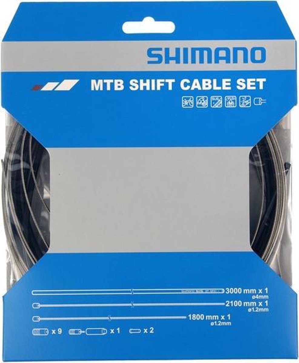Shimano versnellingskabelset ot-sp41 2100 mm race zwart