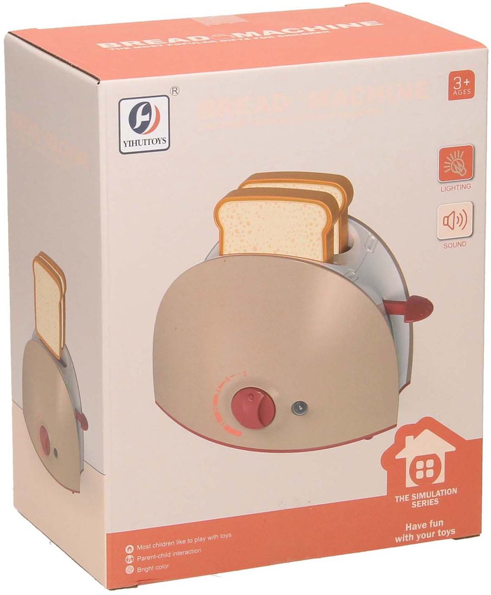 Lobbes Speelgoed BV Lobbes speelgoed broodrooster met licht en geluid voor kinderen.