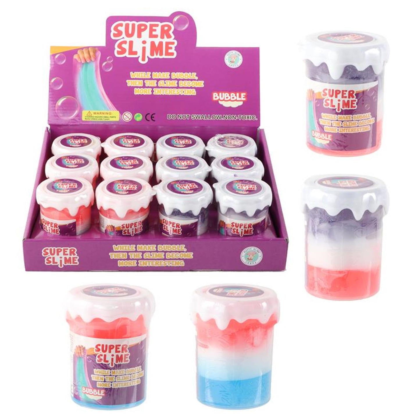 Ty Slime put bubble mixed color 150 gram