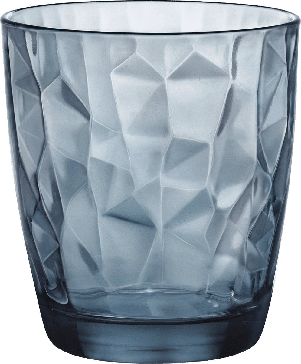 Bormioli Rocco diamond tumbler 30 cl blauw - 1 stuk(s) - los glas