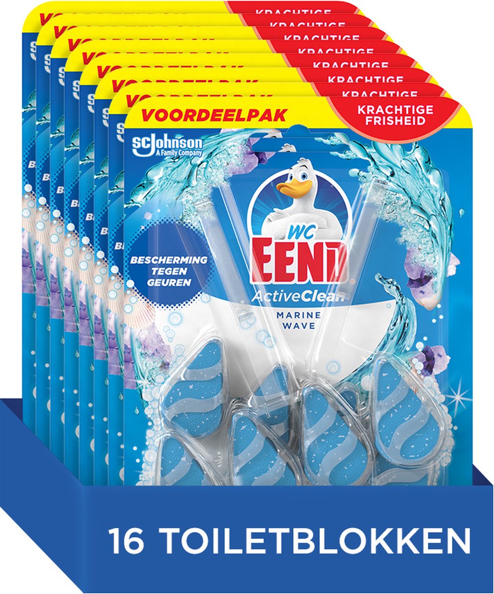 WC-Eend toiletblok active clean duopack marine
