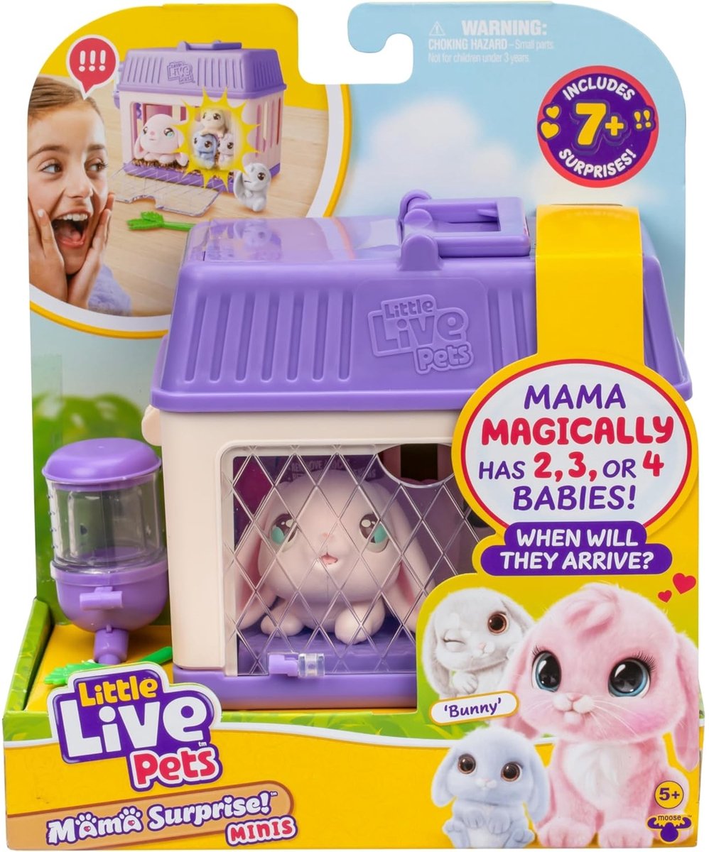Little Live Pets mama surprise mini speelset konijn