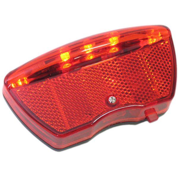 Ikzi Dragerachterlicht 5-led met sensor incl. batterijen
