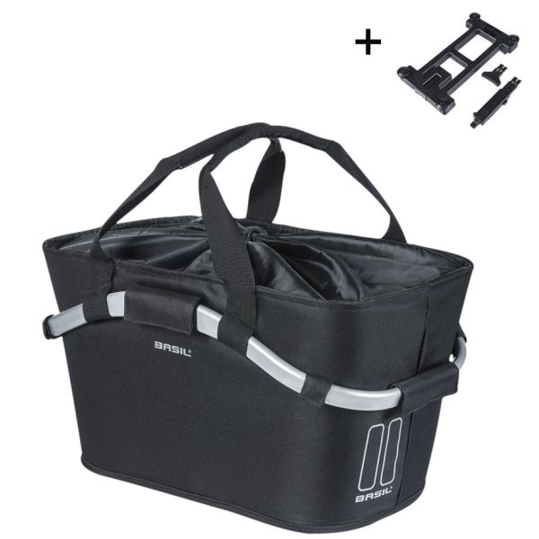 BASIL Mand achterop mik classic carry all zwart