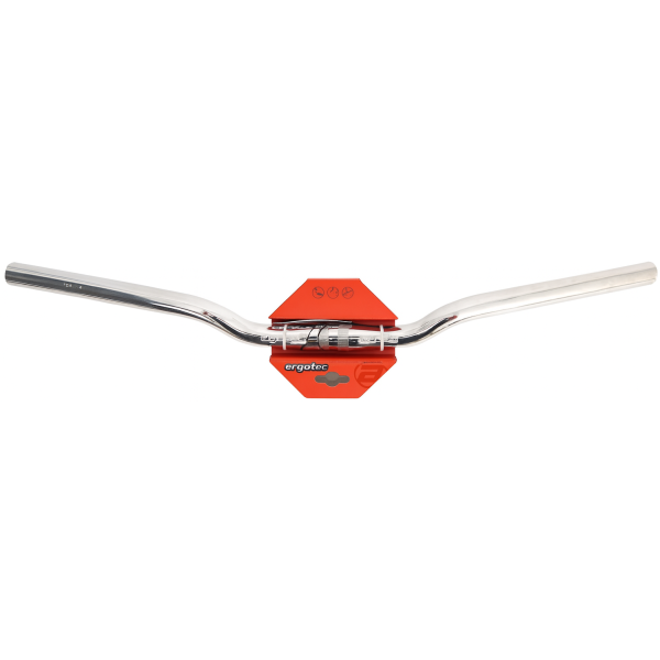 Ergotec Stuur riser bar 30 25,4 - zilver