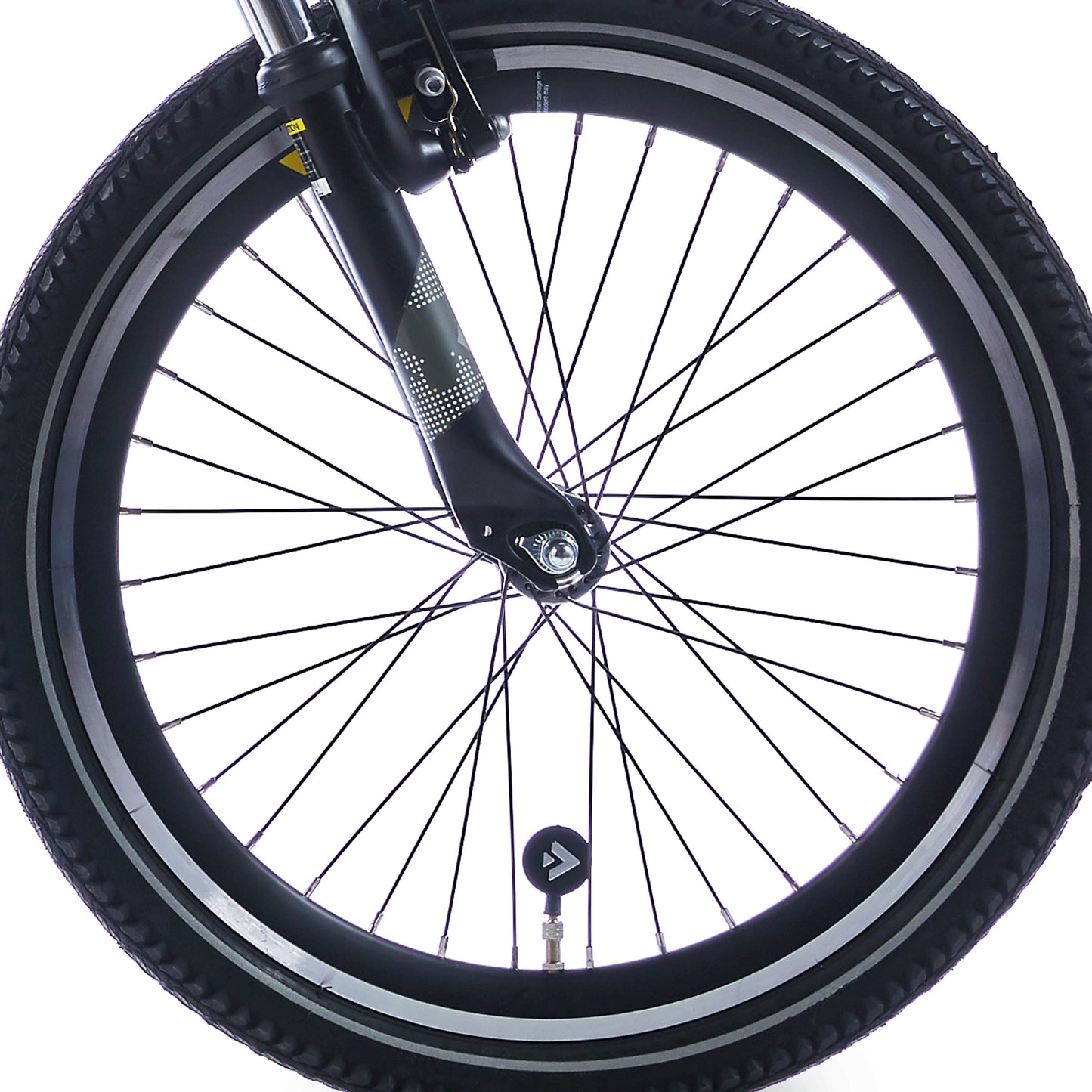 Alpina voorwiel 22 hlqc trail zwart zw spk
