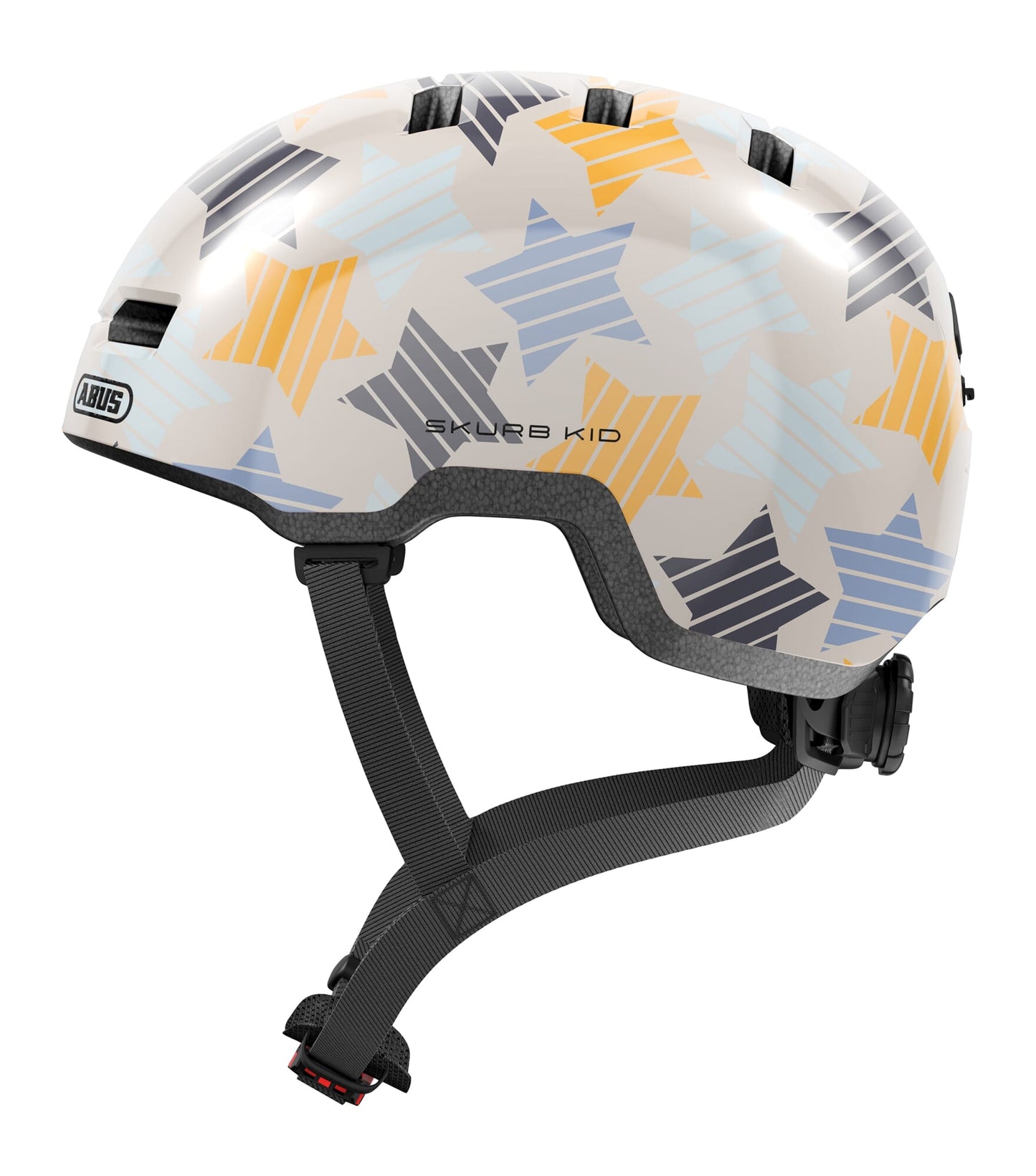 ABUS helm skurb kid grey stars s 45-50cm