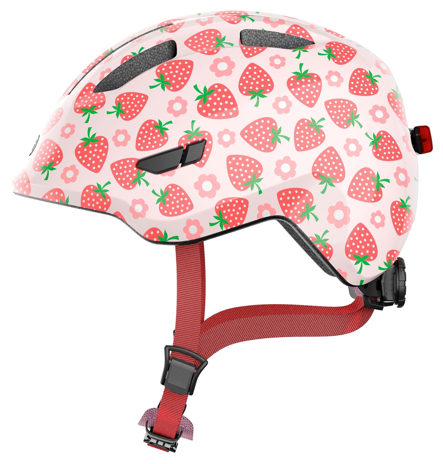 ABUS helm smiley 3.0 led rose strawberry s 45-50cm