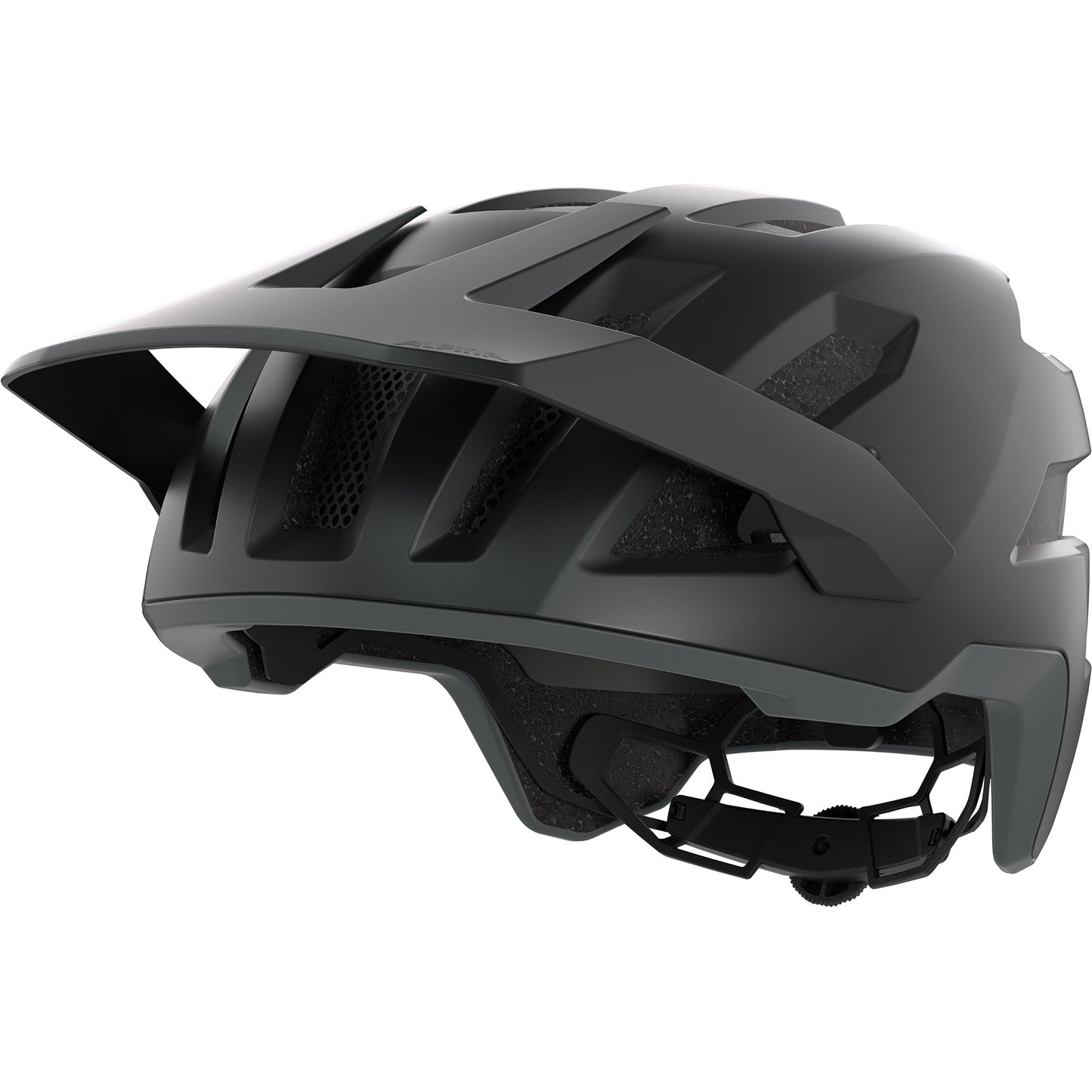 Olympic Sportswear Alpina sports mtb helm taunus 55-59 mat zwart grijs
