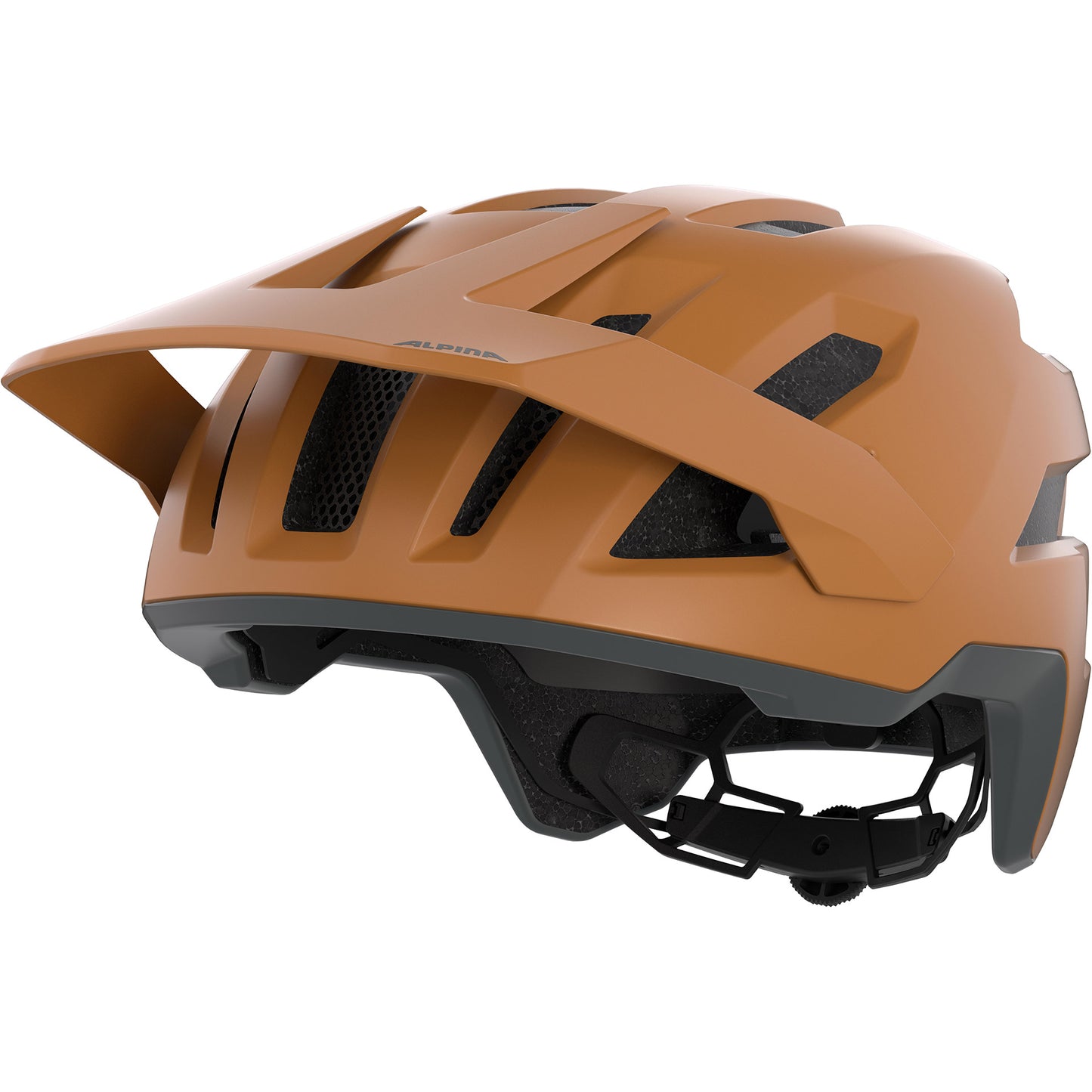 Olympic Sportswear Alpina sports mtb helm taunus 52-56 mat bruin