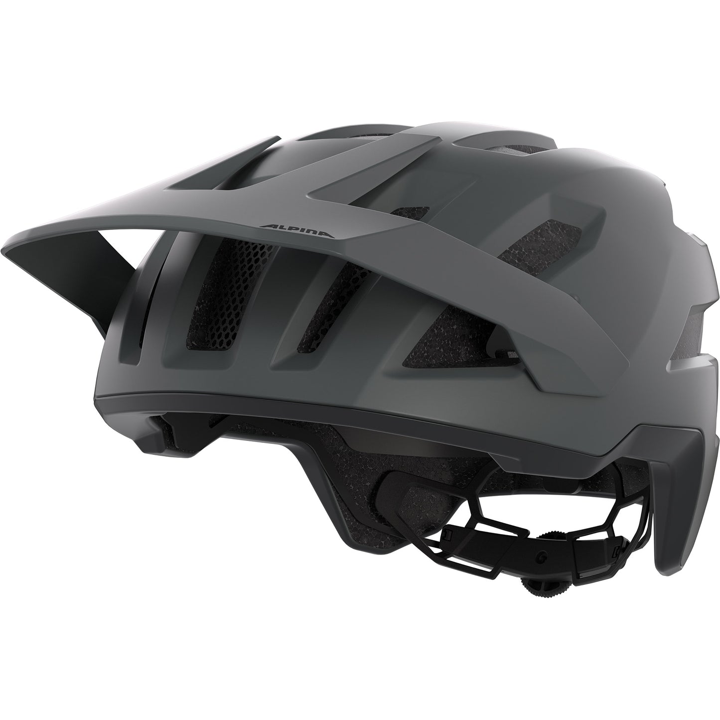 Olympic Sportswear Alpina sports mtb helm taunus 59-61 mat donkergrijs