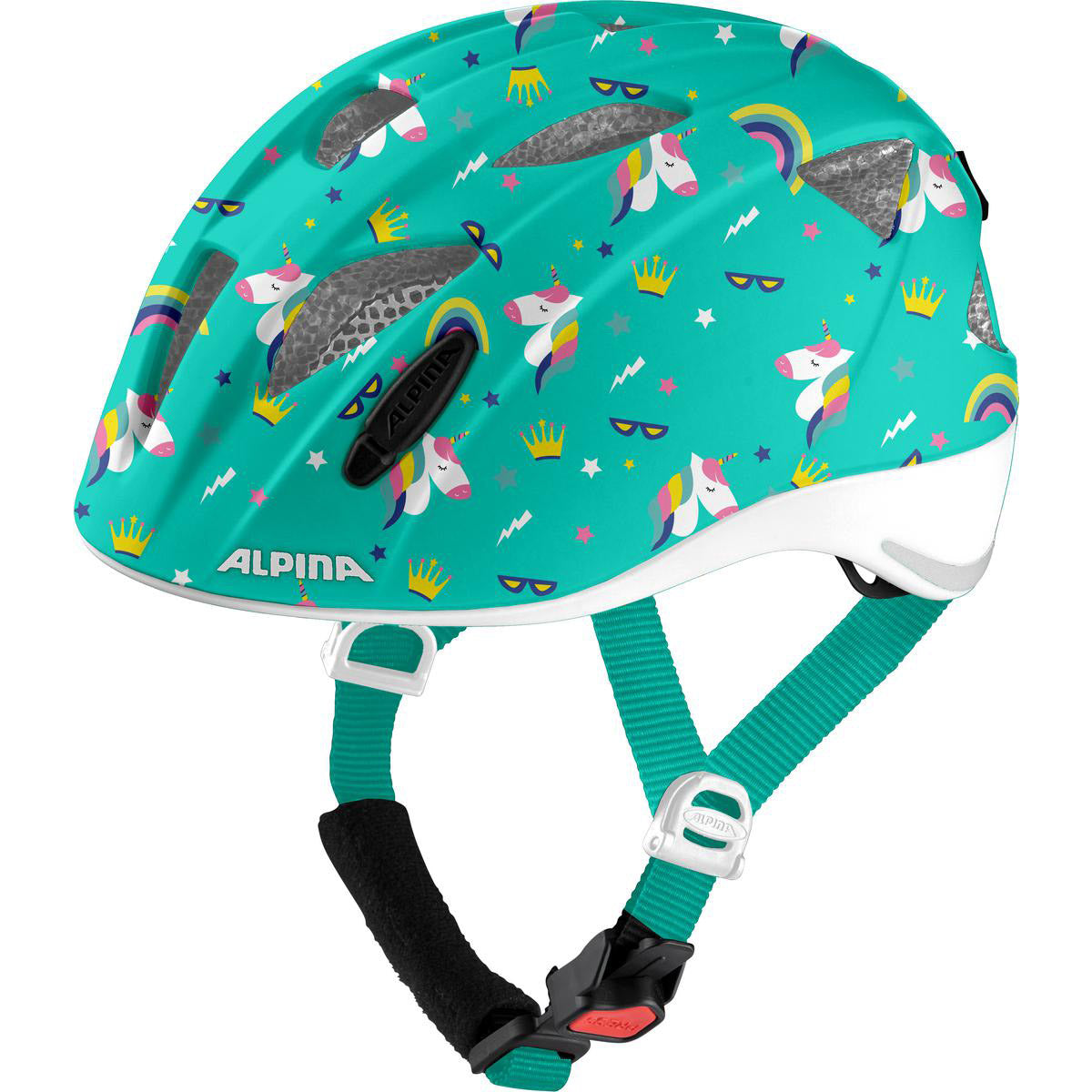 Olympic Sportswear Alpina sports kinderhelm ximo flash unicorn 45-49 glans
